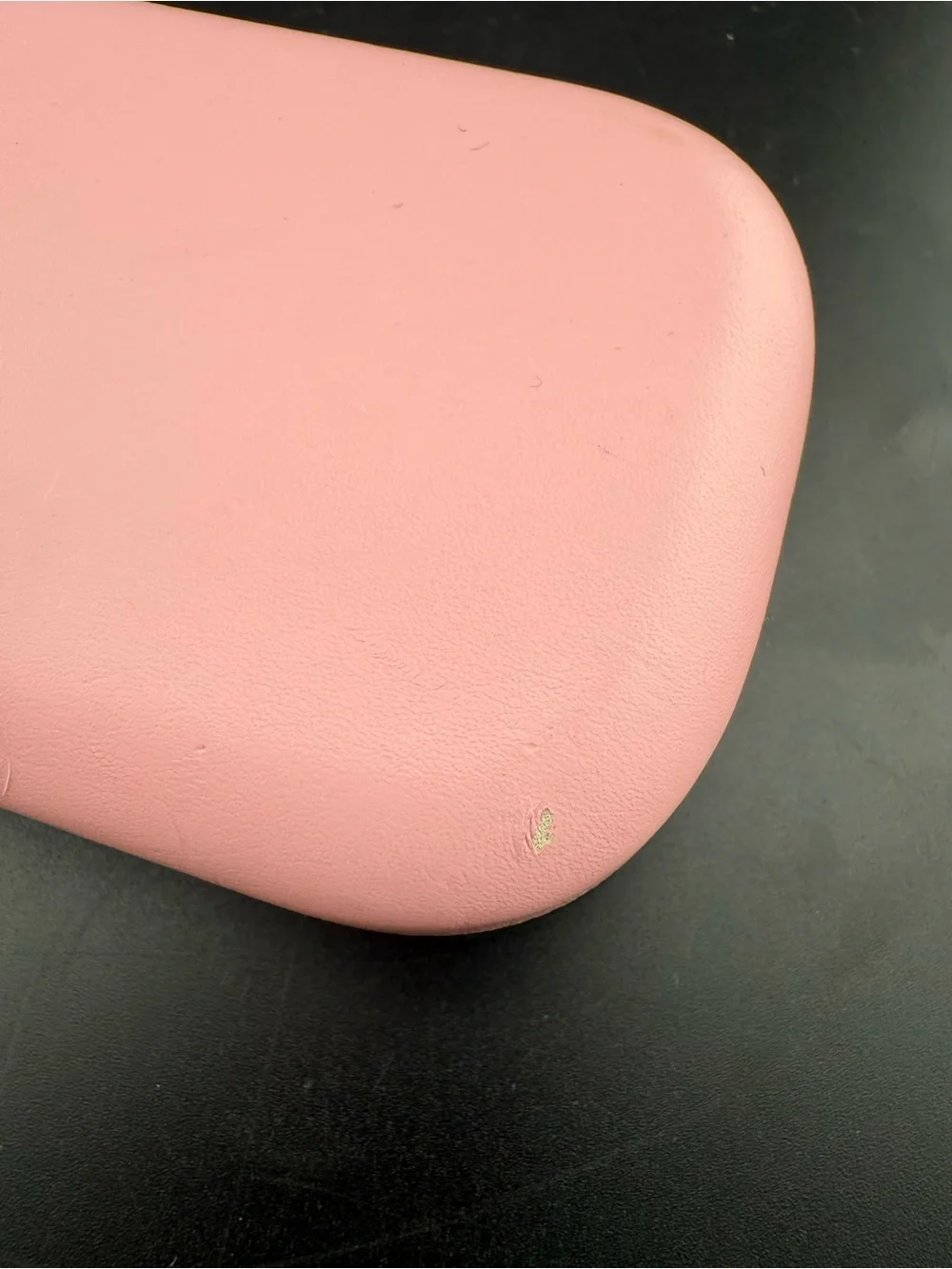 Kate Spade pink & green, hard shell eyeglass case.
